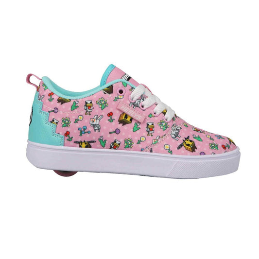 Heelys X Minecraft Pro 20 Prints MMC Pink/Aqua