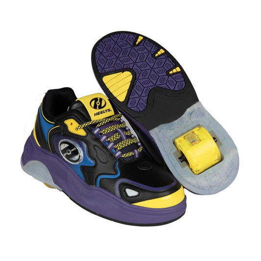 Heelys Ryder Black / Royal Purple / Neon Yellow