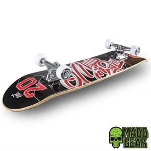 Madd Gear Pro Series Complete Skateboard - Gameplay Black/Red