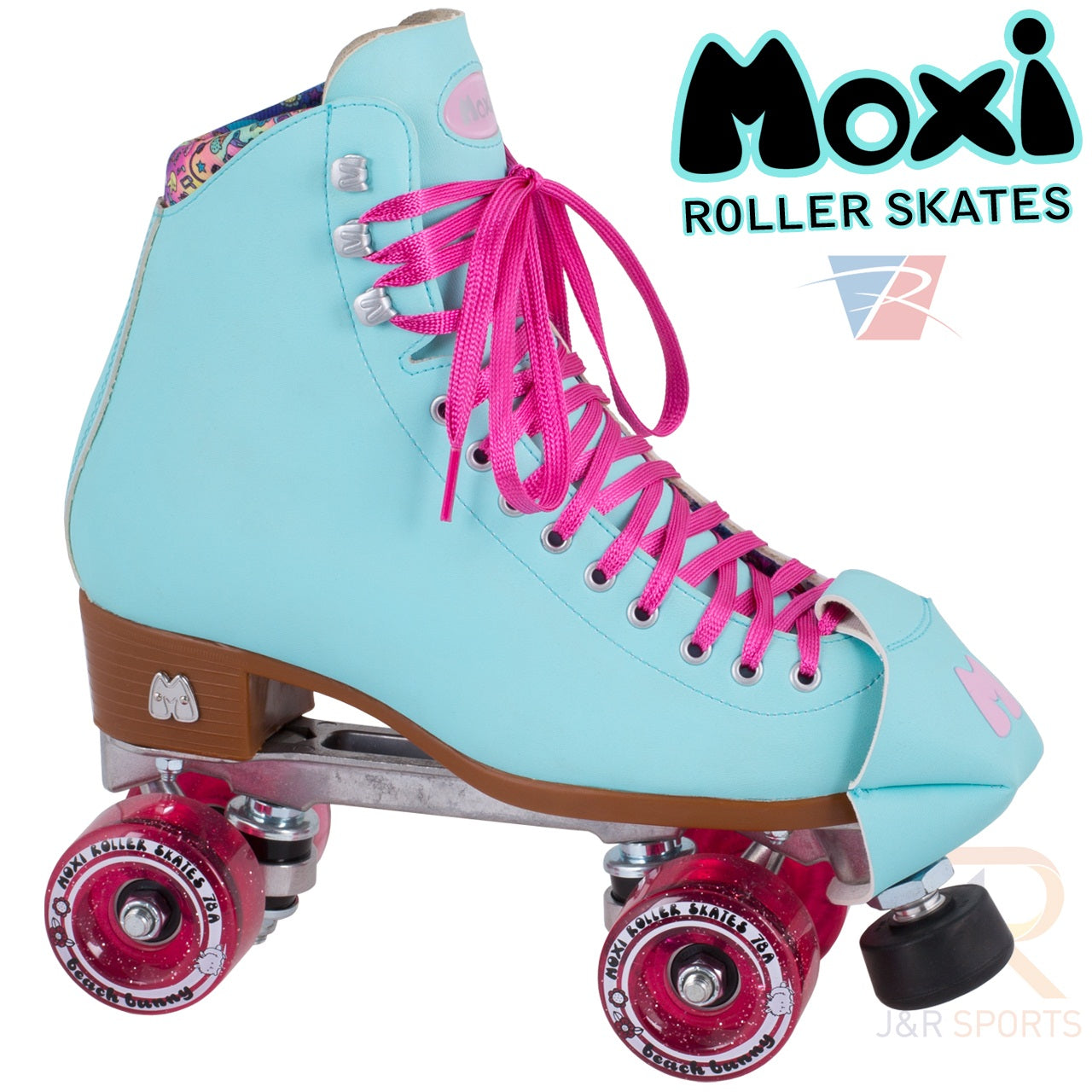 Top Moxi Beach Bunny Roller Skates