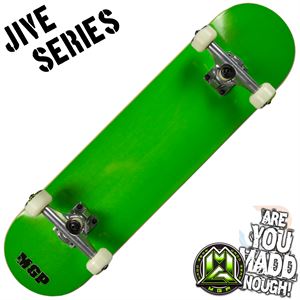 MGP Jive Series Sk8boards - Mini Logo Green - Momma Trucker Skates