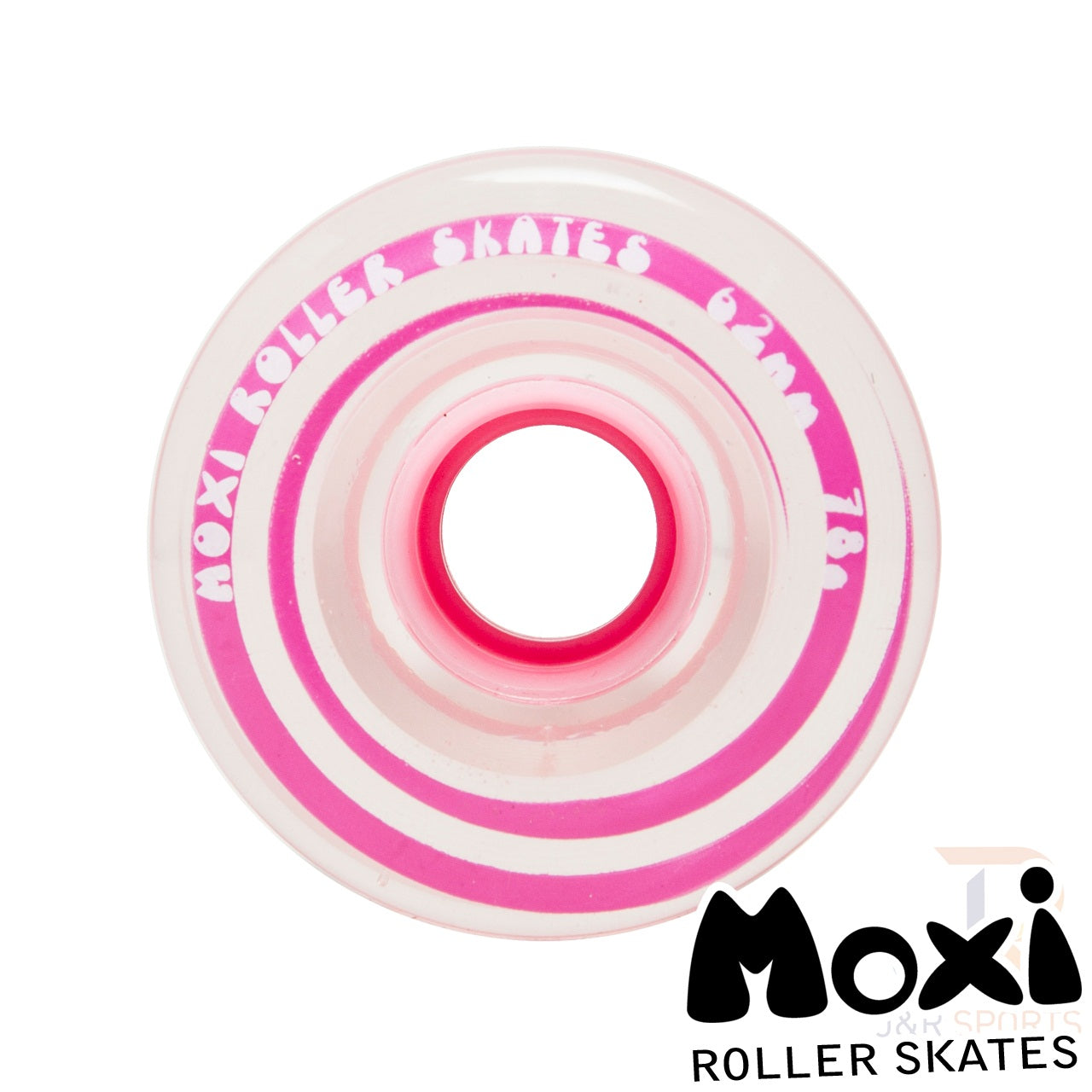 Pink Moxi Gummy Wheels + 2024 Wicked Bearings